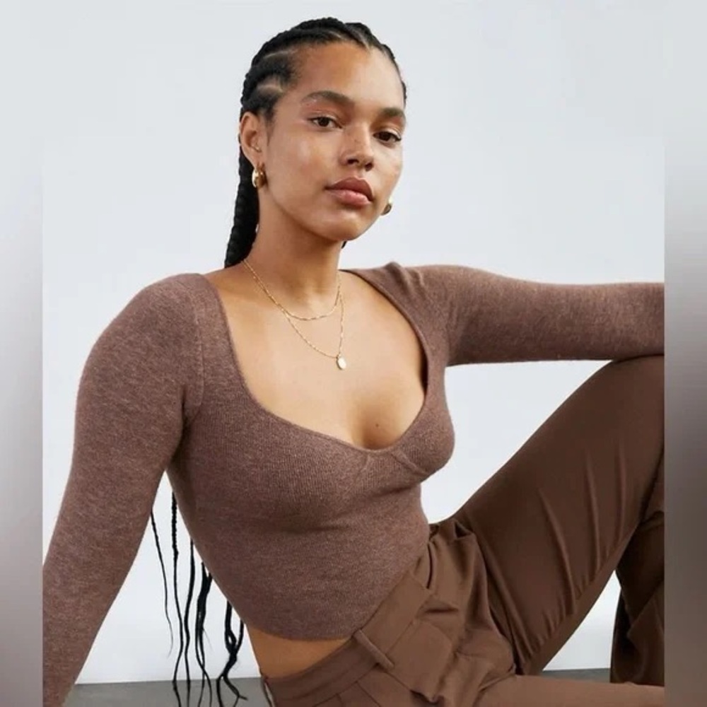 Wilfred Greer Sweater (Aritzia) - Caramelized Hazelnut - XS
